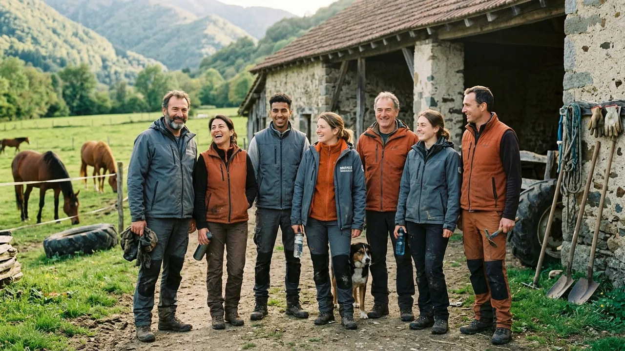 Bénévoles engagés pour la sauvegarde des races locales